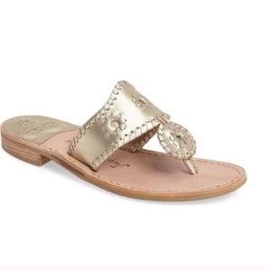 Jack Rogers Platinum Flat Sandal